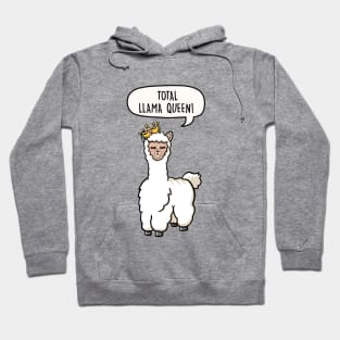 Total Llama Queen Hoodie